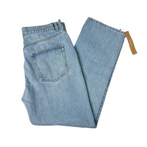 Reformation Cynthia High Rise Straight Jeans in Tahoe
